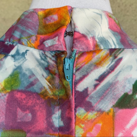 Sears Vintage Madmen Hostess Leisure Maxi Dress - Picture 9 of 12